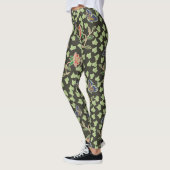 Zwarte Rozen Leggings voor wolvlinder (Links)