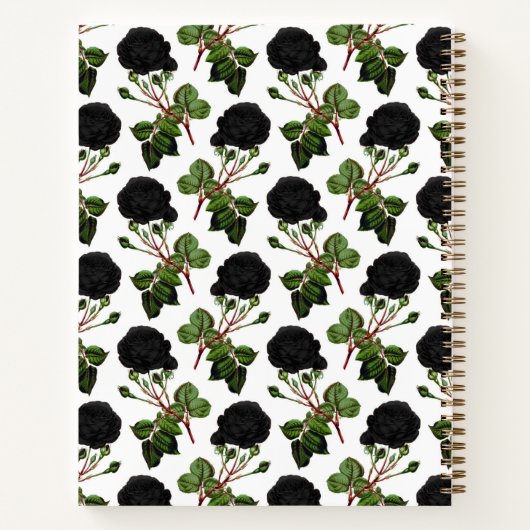 Zwarte Rozen Notitieboek (Achterkant)