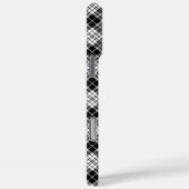 Zwarte ruit Case-Mate iPhone case (Achterkant / Rechts)