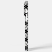 Zwarte ruit Case-Mate iPhone case (Achterkant / Links)