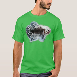 Zwarte Samurai gevechtsvis T-shirt