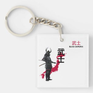Zwarte Samurai Sleutelhanger