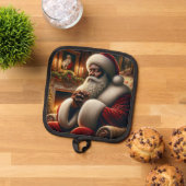 Zwarte Santa Pot Houders (Top down)
