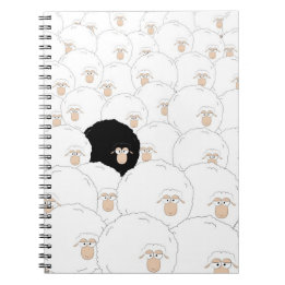 Zwarte schaap notitieboek