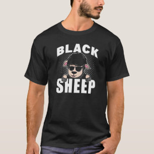 Zwarte schaap Sarcastische Gezegden Donkere Humor T-shirt