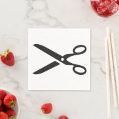 Zwarte schaar servetten (Insitu)