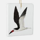 Zwarte Schaarbek Keramisch Ornament (Rechts)