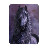 Zwarte Schaduw Flexi Magnet Magneet (Verticaal)