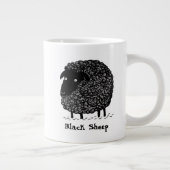 Zwarte Schapel met aangepaste tekst Jumbo Mok (Rechts)