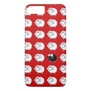 Zwarte schapen iPhone 8 plus / 7 plus hoesje