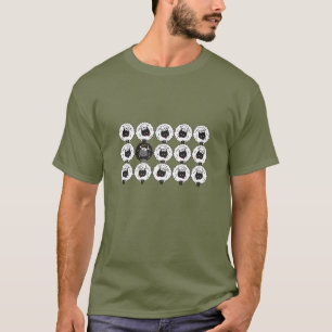 Zwarte schapen: het vreemde lid van de familie t-shirt