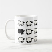Zwarte schapen koffiemok (Links)