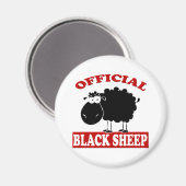Zwarte schapen magneet (Voorkant / Achterkant)