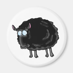 Zwarte schapen magneet