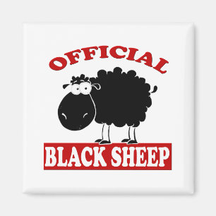 Zwarte schapen magneet