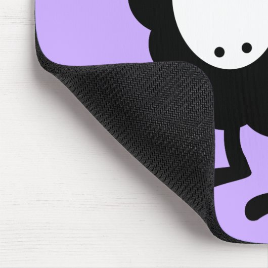 Zwarte schapen muismat (Hoek)