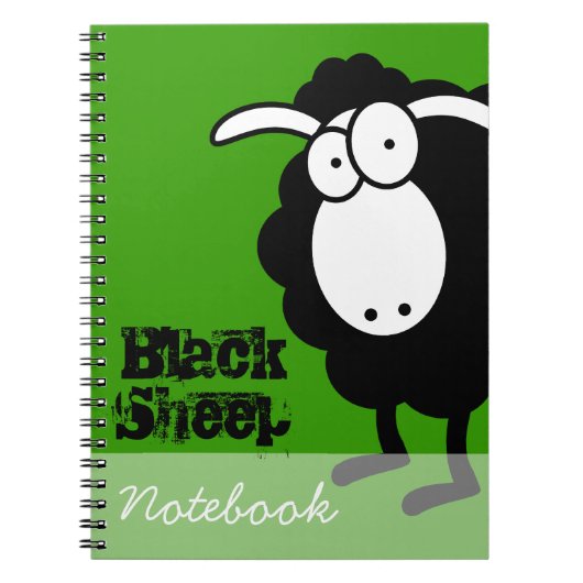 Zwarte schapen notitieboek (Voorkant)