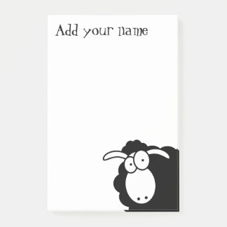 Zwarte schapen post-it® notes
