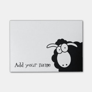 Zwarte schapen post-it® notes
