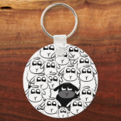 Zwarte schapen sleutelhanger (Voorkant)