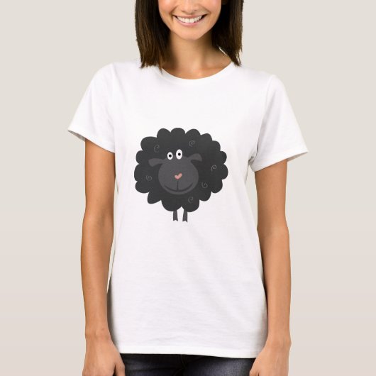 Zwarte schapen t-shirt (Voorkant)