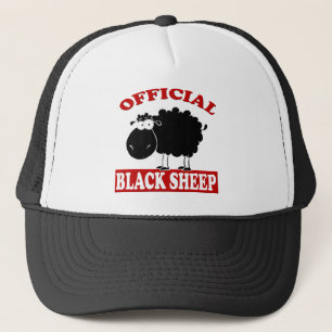 Zwarte schapen trucker pet