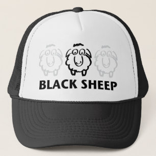 zwarte schapen trucker pet