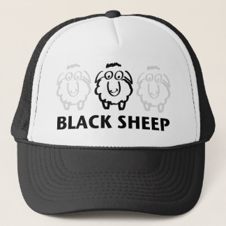 zwarte schapen trucker pet