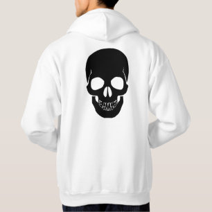 Zwarte schedel  hoodie