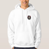 Zwarte schedel hoodie (Voorkant)