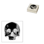 Zwarte schedel stempel (Gestempeld)