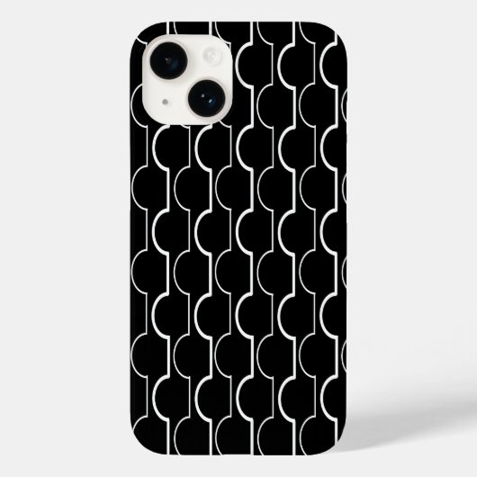 Zwarte schelpdieren Case-Mate iPhone case (Achterkant)