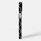 Zwarte schelpdieren Case-Mate iPhone case (Achterkant / Rechts)