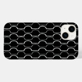 Zwarte schelpdieren Case-Mate iPhone case (Achterkant (horizontaal))