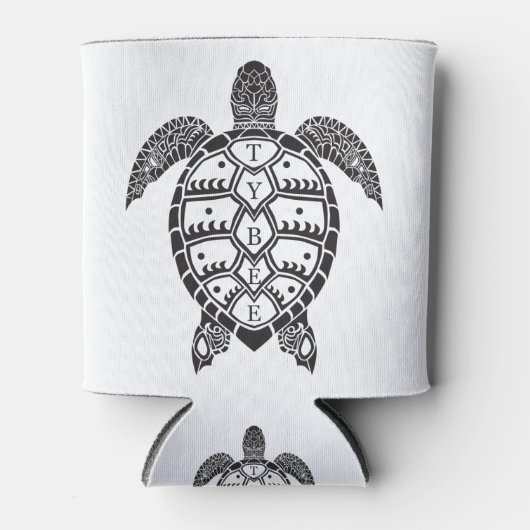 zwarte schildpad blikjeskoeler (Voorkant)