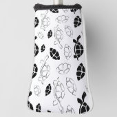 Zwarte schildpad golfheadcover (Draai 90)