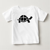 Zwarte schildpad vector (Voorkant)