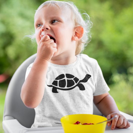 Zwarte schildpad vector