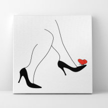 Zwarte schoenen en vlinder