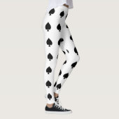 zwarte schoppen op wit leggings (Rechts)