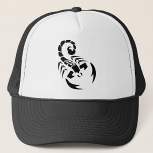 zwarte schorpioen trucker pet