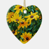 Zwarte schorsentuin keramisch ornament (Rechts)