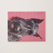 Zwarte Schotse terrier Dog Puzzle Legpuzzel (Horizontaal)