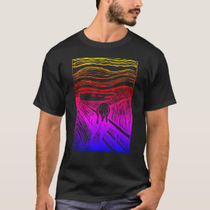 zwarte schroef van de spuit t-shirt