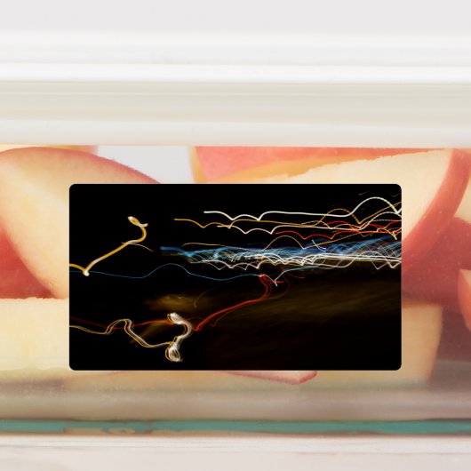 zwarte schutter labels (Aangebracht)