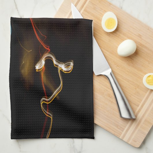 zwarte schutter theedoek (Quarter Fold)