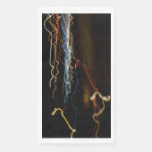 zwarte schutterpapier gasthanddoeken servet (Voorkant)