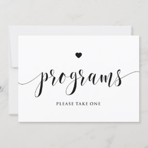 Zwarte Script-programma's Neem één teken