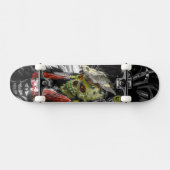 Zwarte Shaman Custom Skateboard (Horizontaal)
