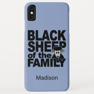 Zwarte Sheep, aangepaste naam en telefoonbehuizing iPhone XS Max Hoesje